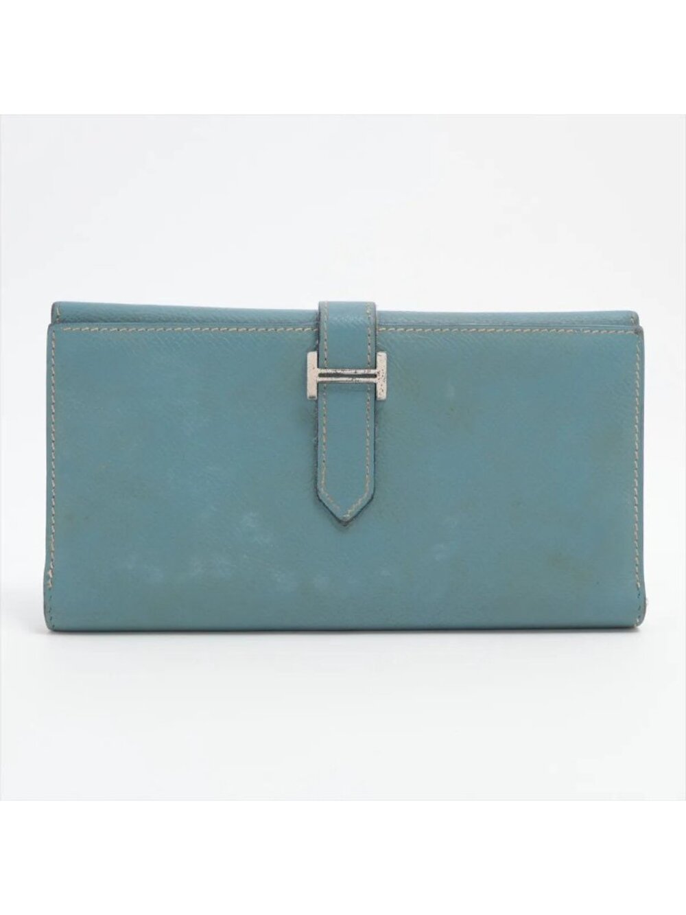 Hermes Bearn Dupri Leather Wallet Trifold